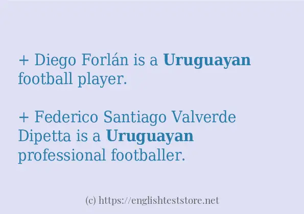 uruguayan how to use?