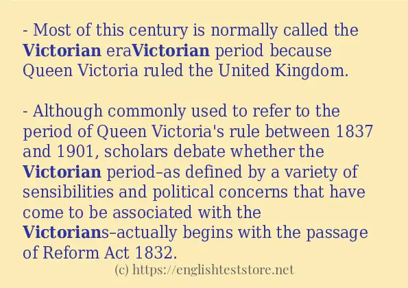 victorian how to use?