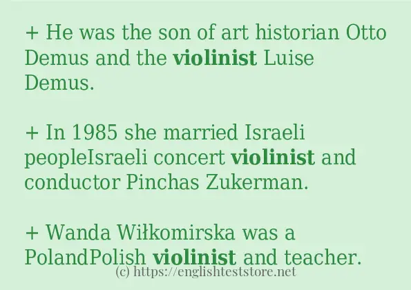 violinist how to use?