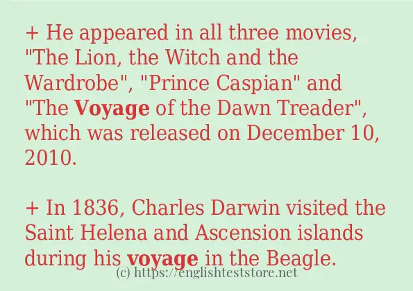 voyage use in-sentences voyage use in-sentences
