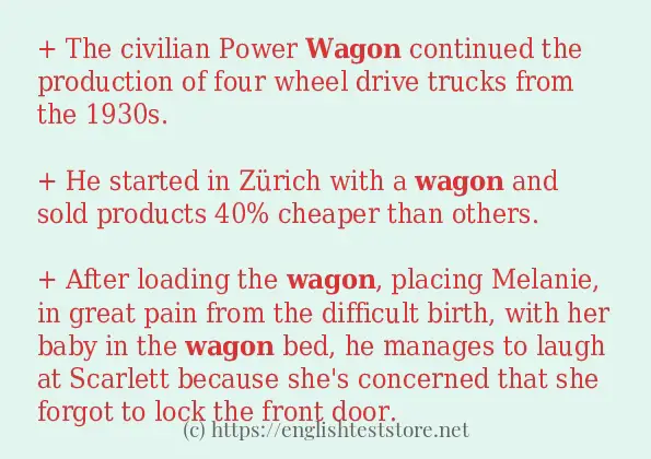 wagon use in-sentences wagon use in-sentences