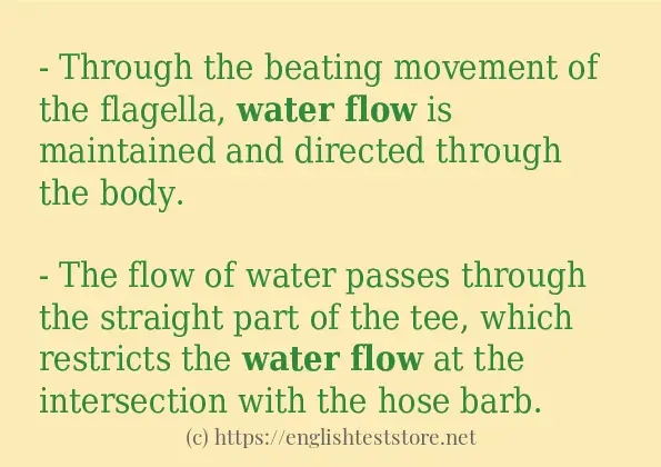 water flow some ways to use