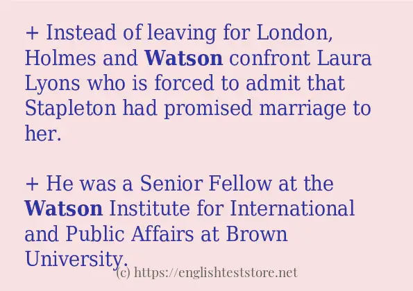 watson in-sentences