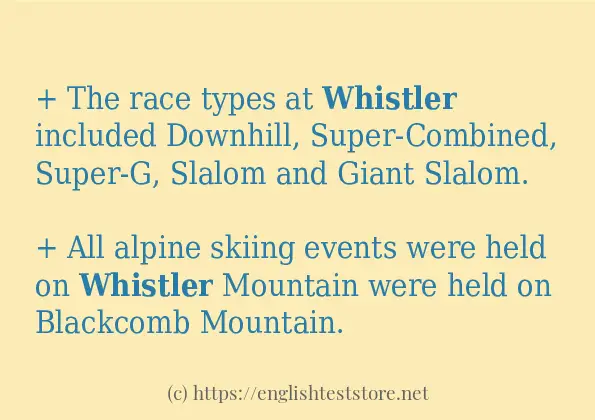 whistler in-sentences