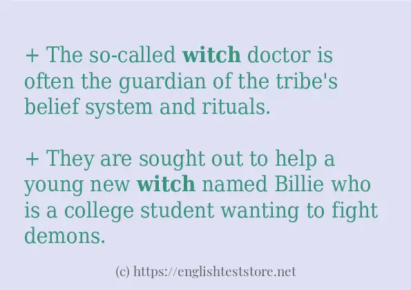 witch in-sentences witch in-sentences