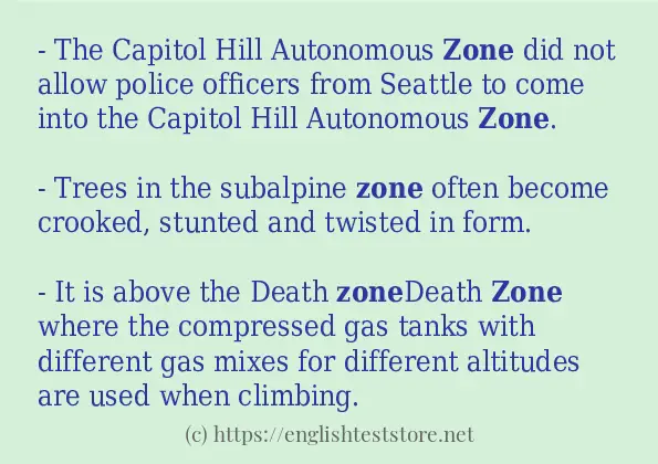 zone in-sentences