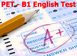 PET B1 English Test