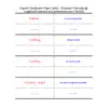 Vocabulary Flash Cards - Chemical Formulas55