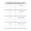 Vocabulary Flash Cards - Chemical Formulas91