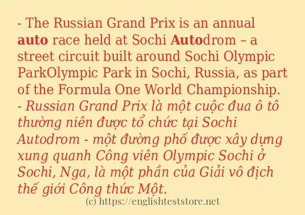 auto sử dụng như thế nào?