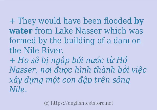 by water dùng như thế nào?