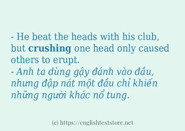 crushing có bao nhiêu cách sử dụng?