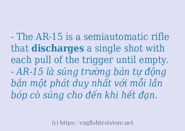 discharges có bao nhiêu cách sử dụng?