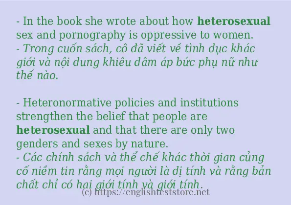 heterosexual có bao nhiêu cách sử dụng?