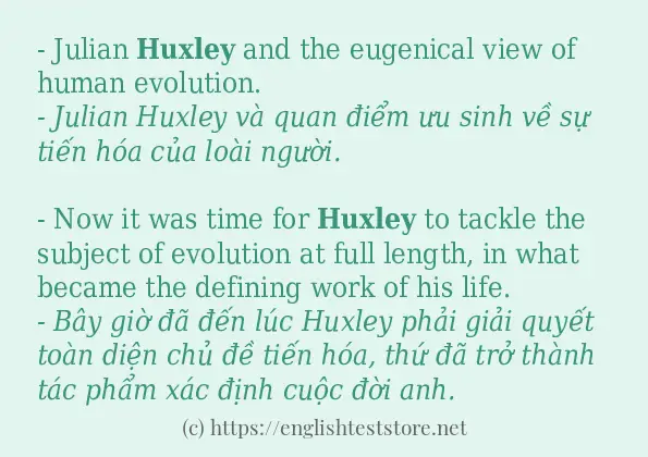 huxley có bao nhiêu cách sử dụng?