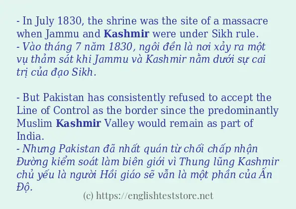 kashmir sử dụng như thế nào?