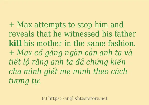 kill có bao nhiêu cách sử dụng?