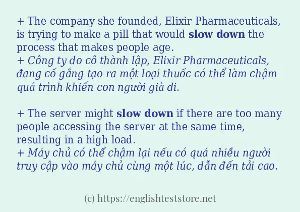 slow down sử dụng như thế nào?