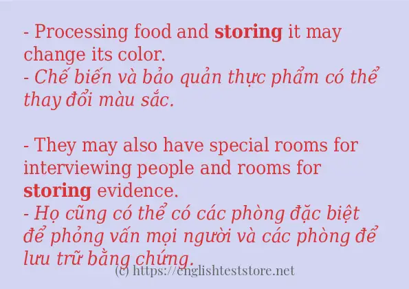 storing có bao nhiêu cách sử dụng?