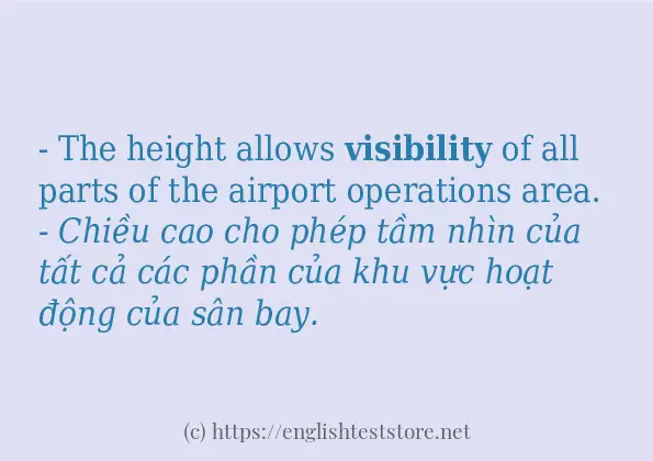 visibility dùng như thế nào?